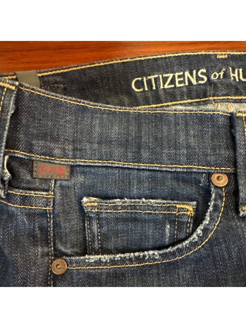 Citizens of Humanity Kelly Bootcut Jeans Womens 27 Dark Wash Low Rise - Picture 4 of 12